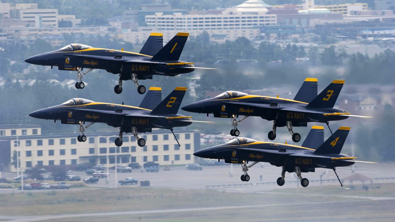軍用空中裝備英姿壁紙 #37 - 1366x768