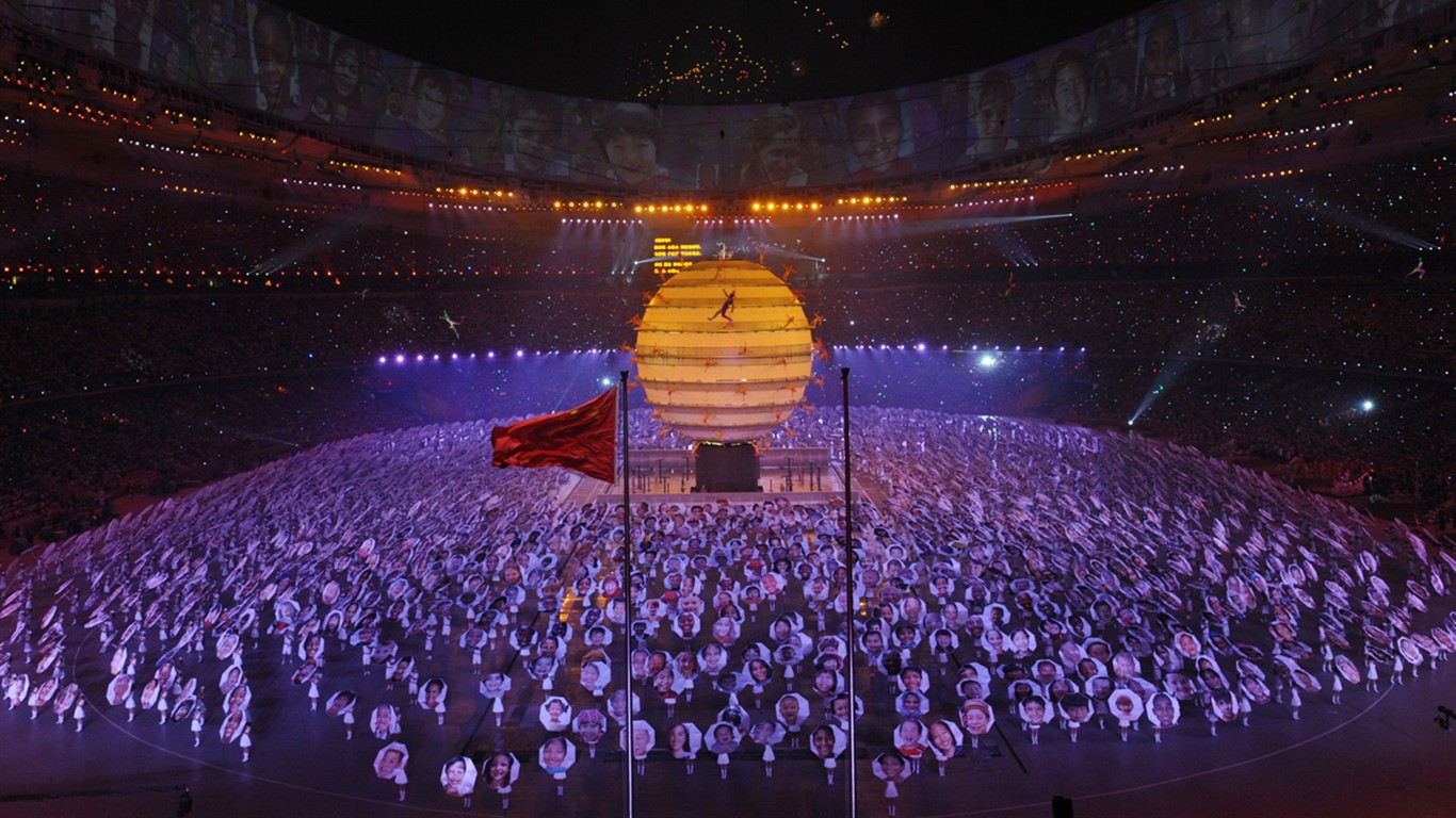 2008 Juegos Olímpicos de Beijing Ceremonia de Apertura de Escritorio #4 - 1366x768