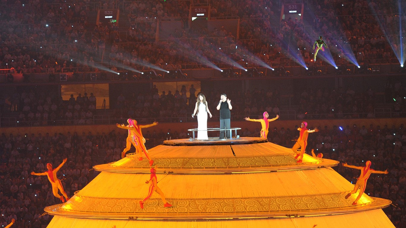 2008 Beijing Olympic Games Opening Ceremony Wallpapers #22 - 1366x768