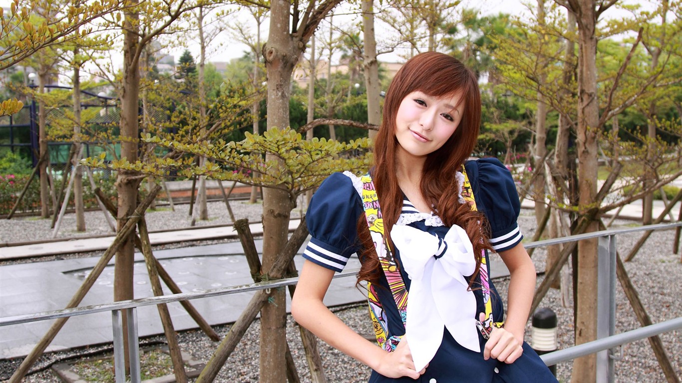 Taiwan MM Yin Fu wallpaper album (1) #21 - 1366x768