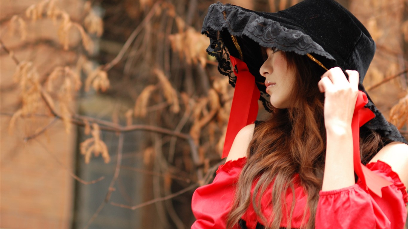 Tchaj-wan MM Yin Fu wallpaper album (1) #28 - 1366x768
