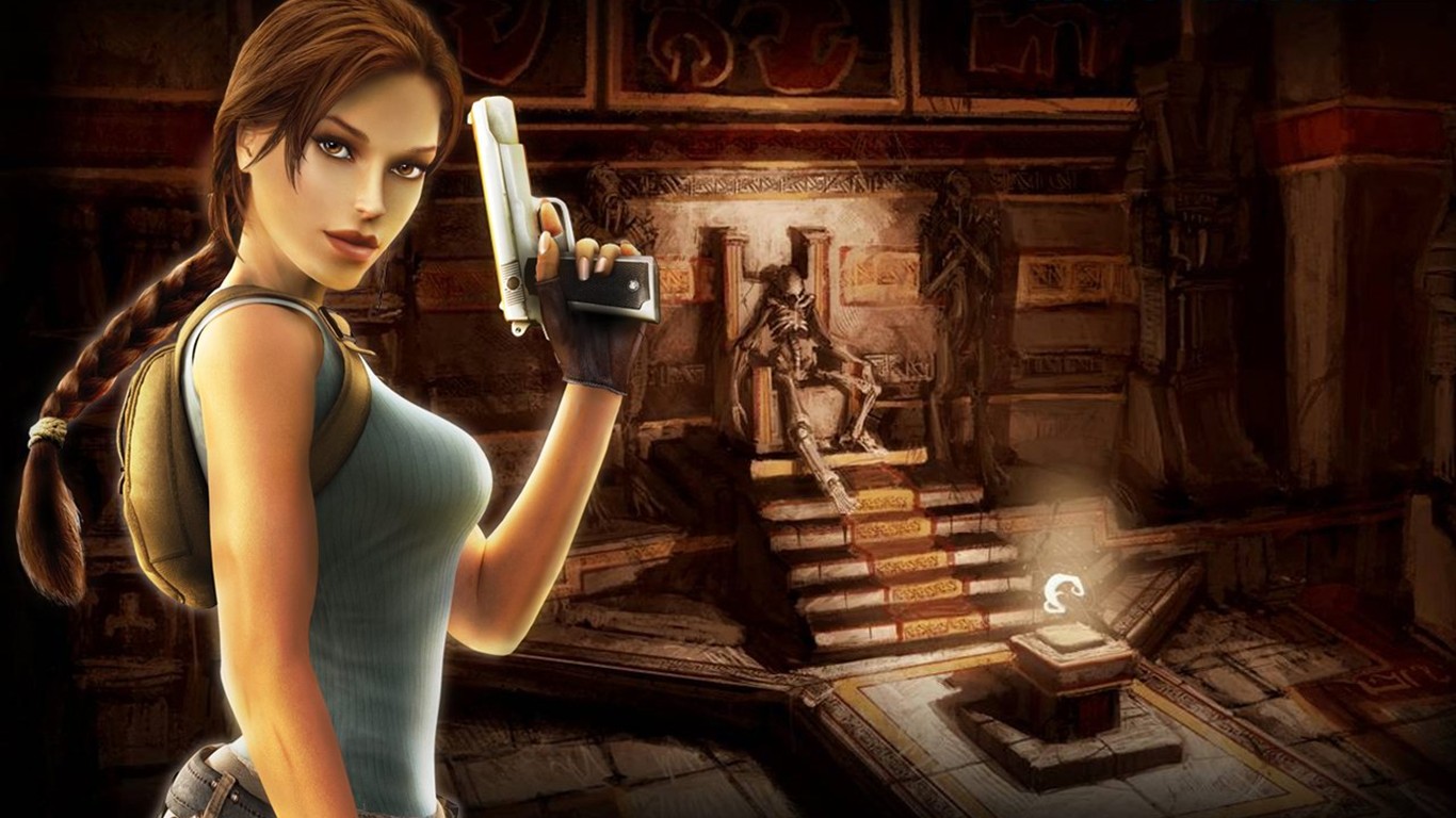Lara Croft Tomb Raider 10th Anniversary Wallpaper #1 - 1366x768