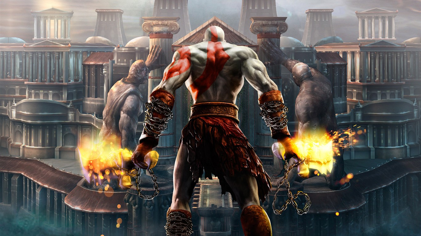 God of War HD Wallpaper #1 - 1366x768