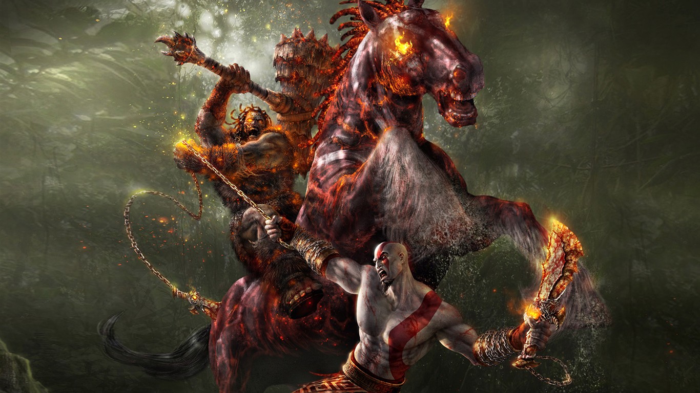 God of War HD Wallpaper #3 - 1366x768