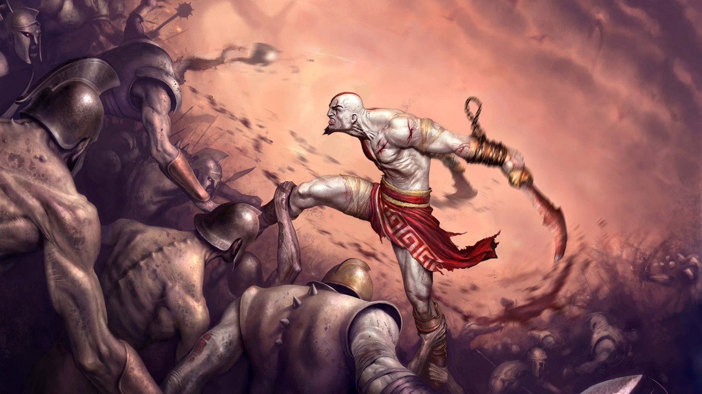 God of War HD Wallpaper #6 - 1366x768