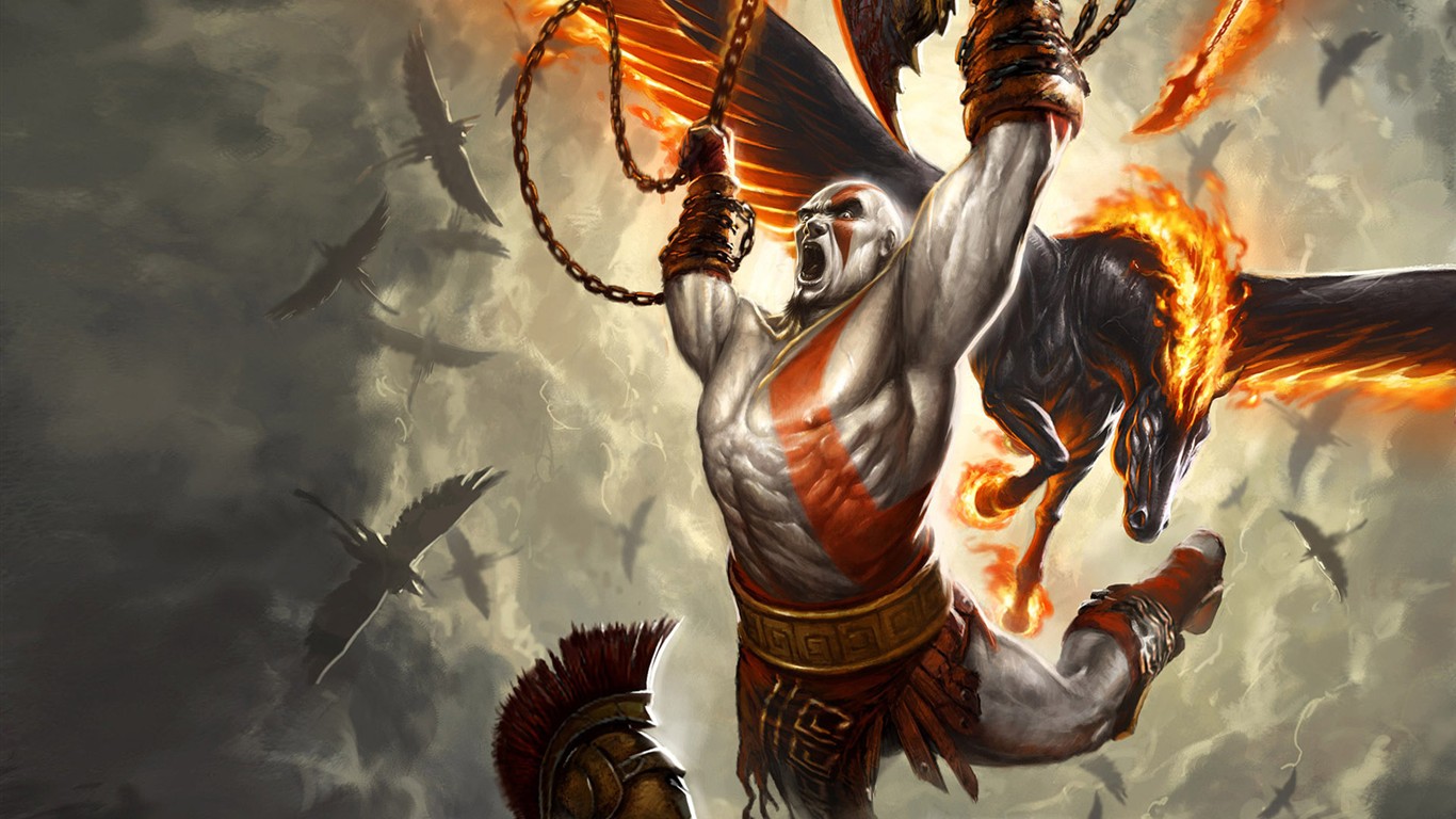 God of War HD Wallpaper #7 - 1366x768