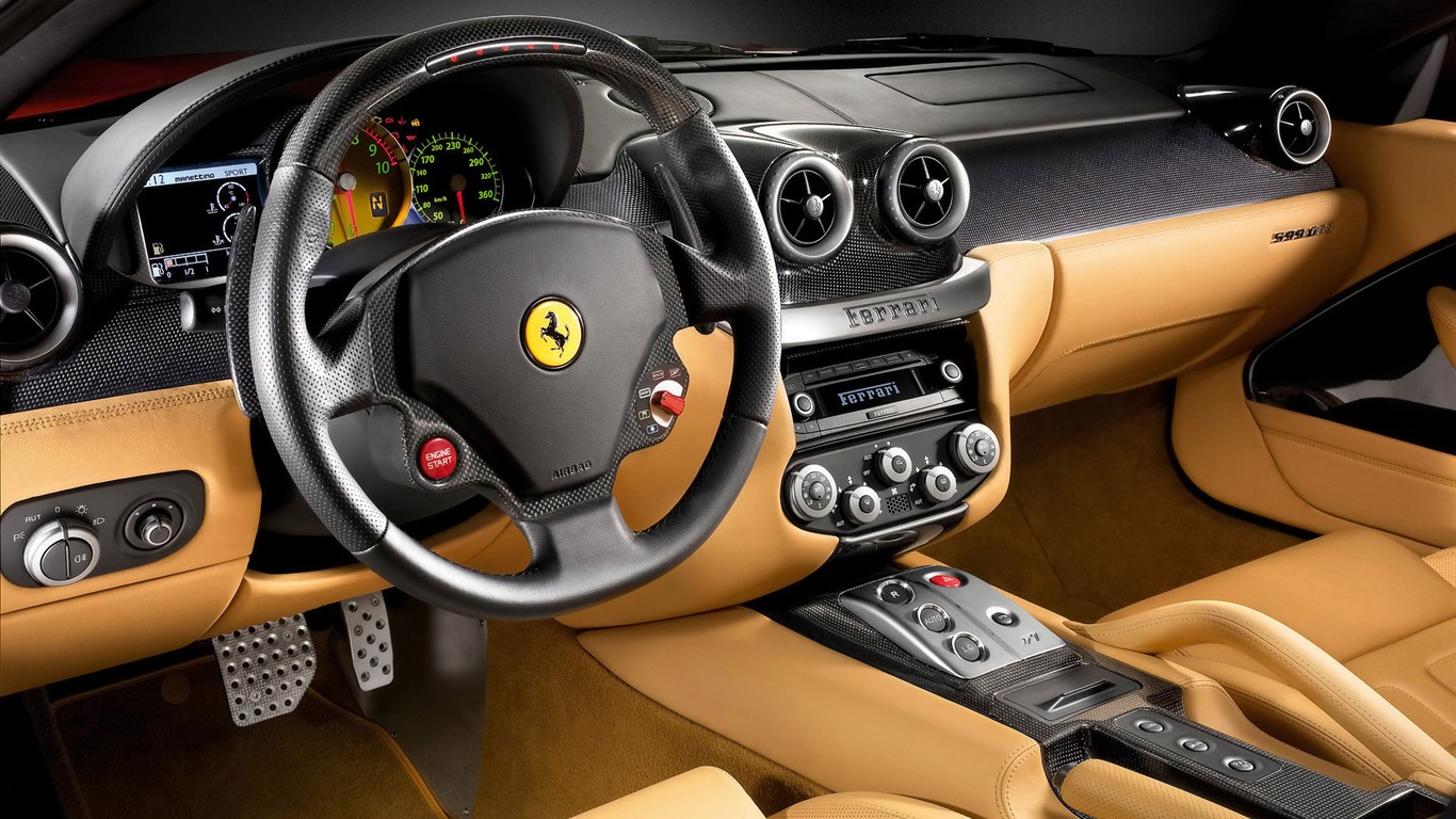 Ferrari F430 Skull White Fonds d'écran #4 - 1366x768