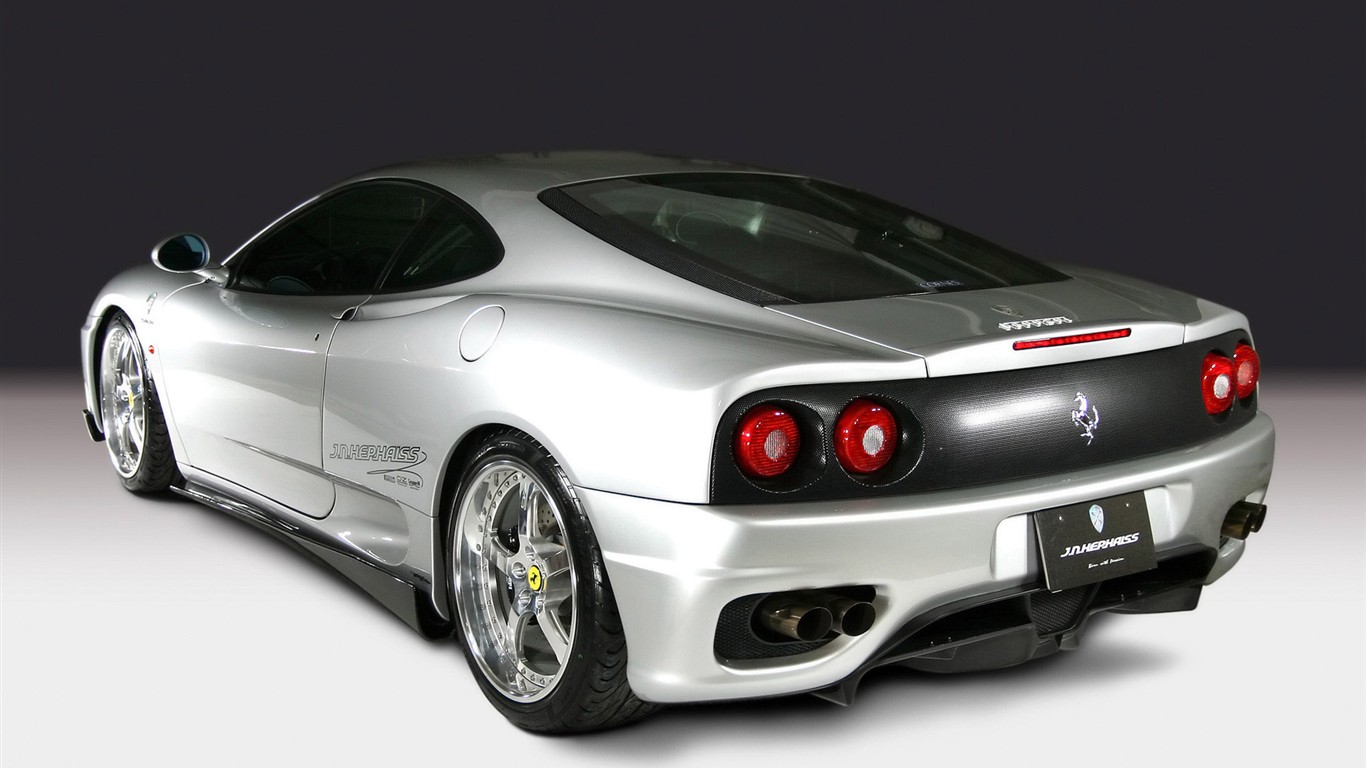 Ferrari F430 Skull White Fonds d'écran #5 - 1366x768