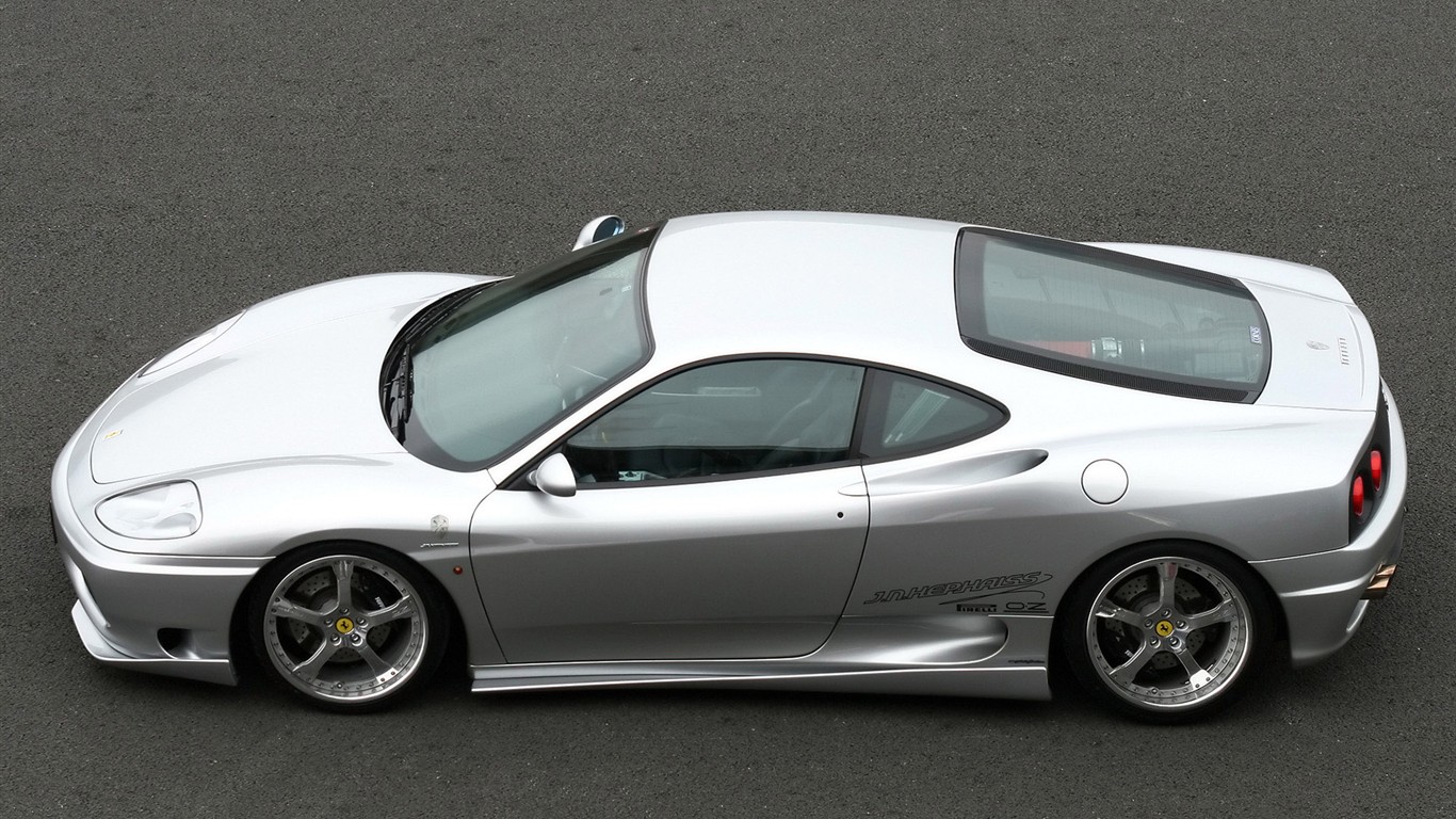 bílá lebka Ferrari F430 tapety #7 - 1366x768
