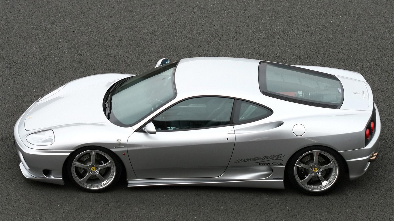 Ferrari F430 Skull White Fonds d'écran #7 - 1366x768