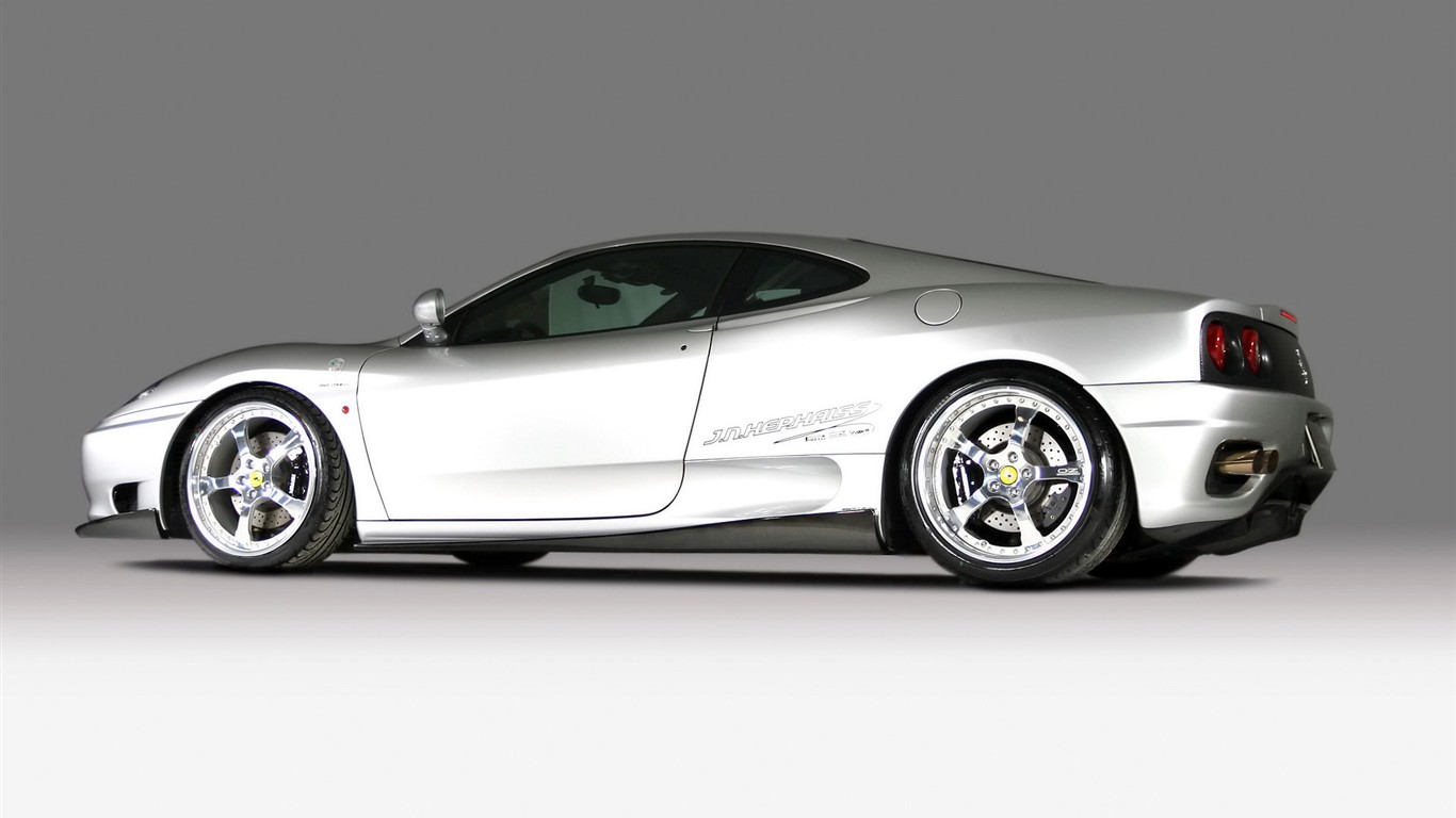 White Skull Ferrari F430 Wallpapers #8 - 1366x768