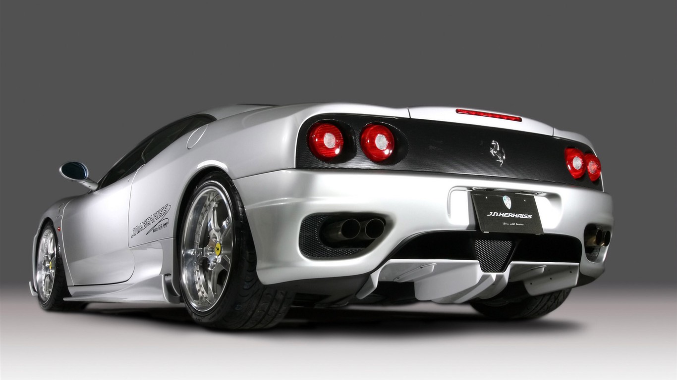 White Skull Ferrari F430 Wallpapers #11 - 1366x768