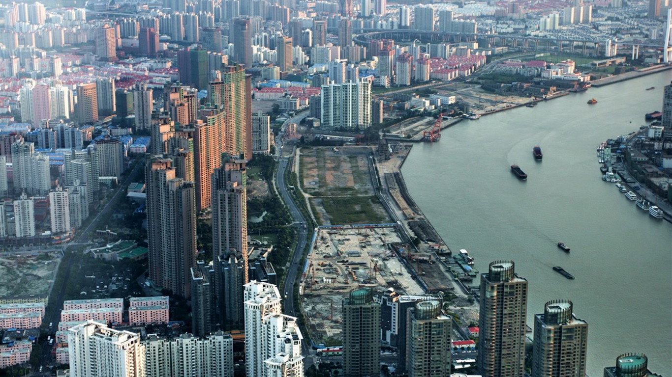 大都市- 上海印象(明湖水杉作品) #11 - 1366x768