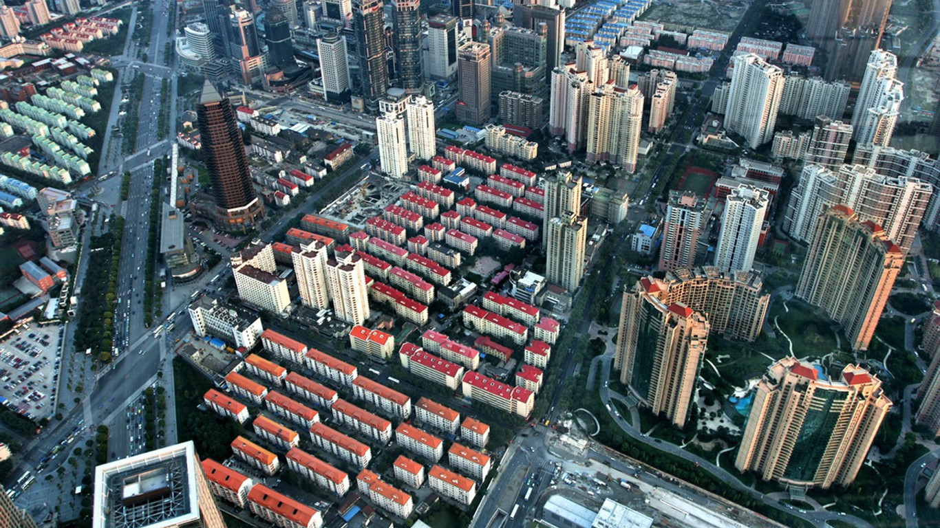 大都市- 上海印象(明湖水杉作品) #12 - 1366x768