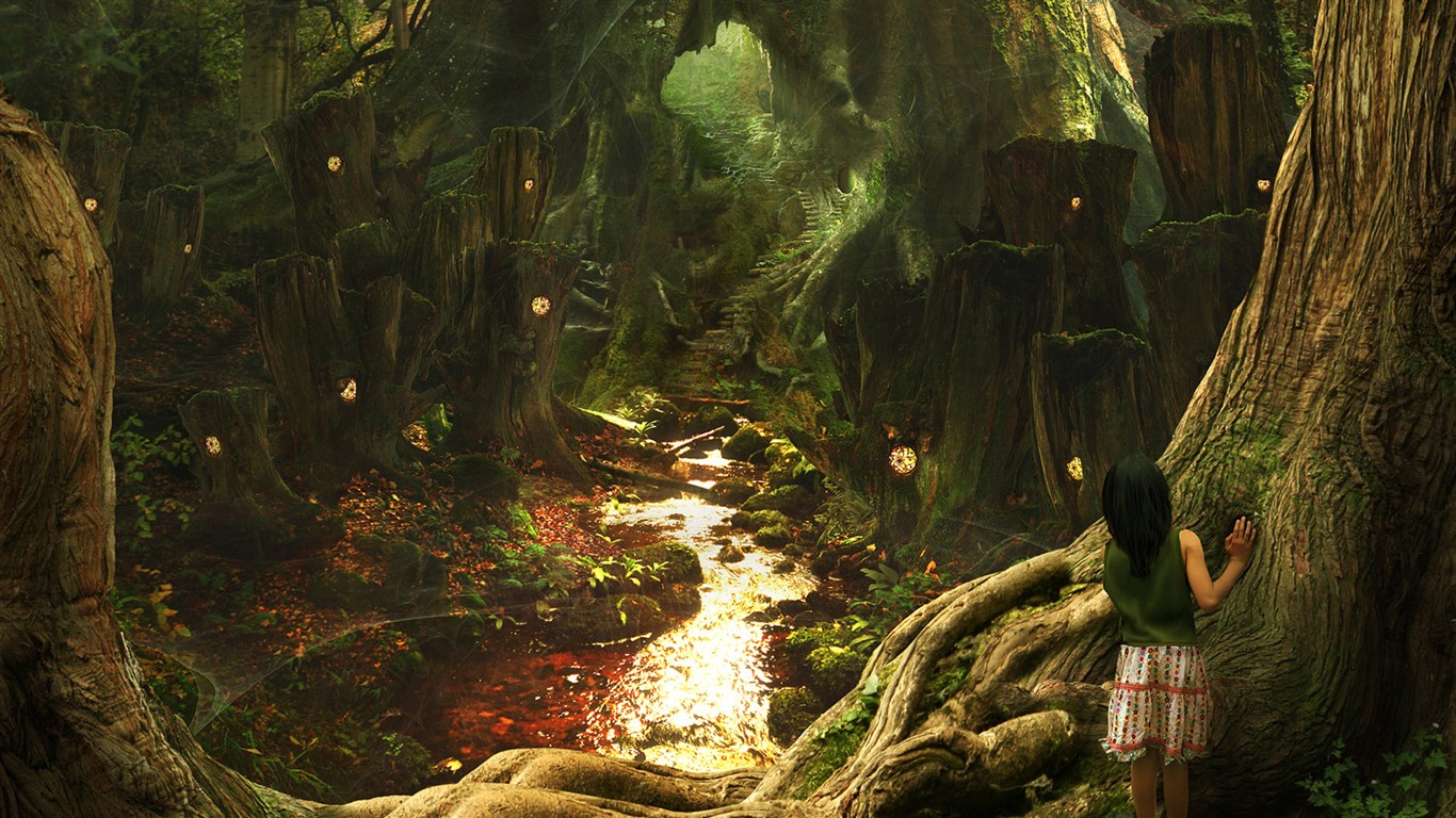 Creative Sen Scéna Wallpaper #19 - 1366x768