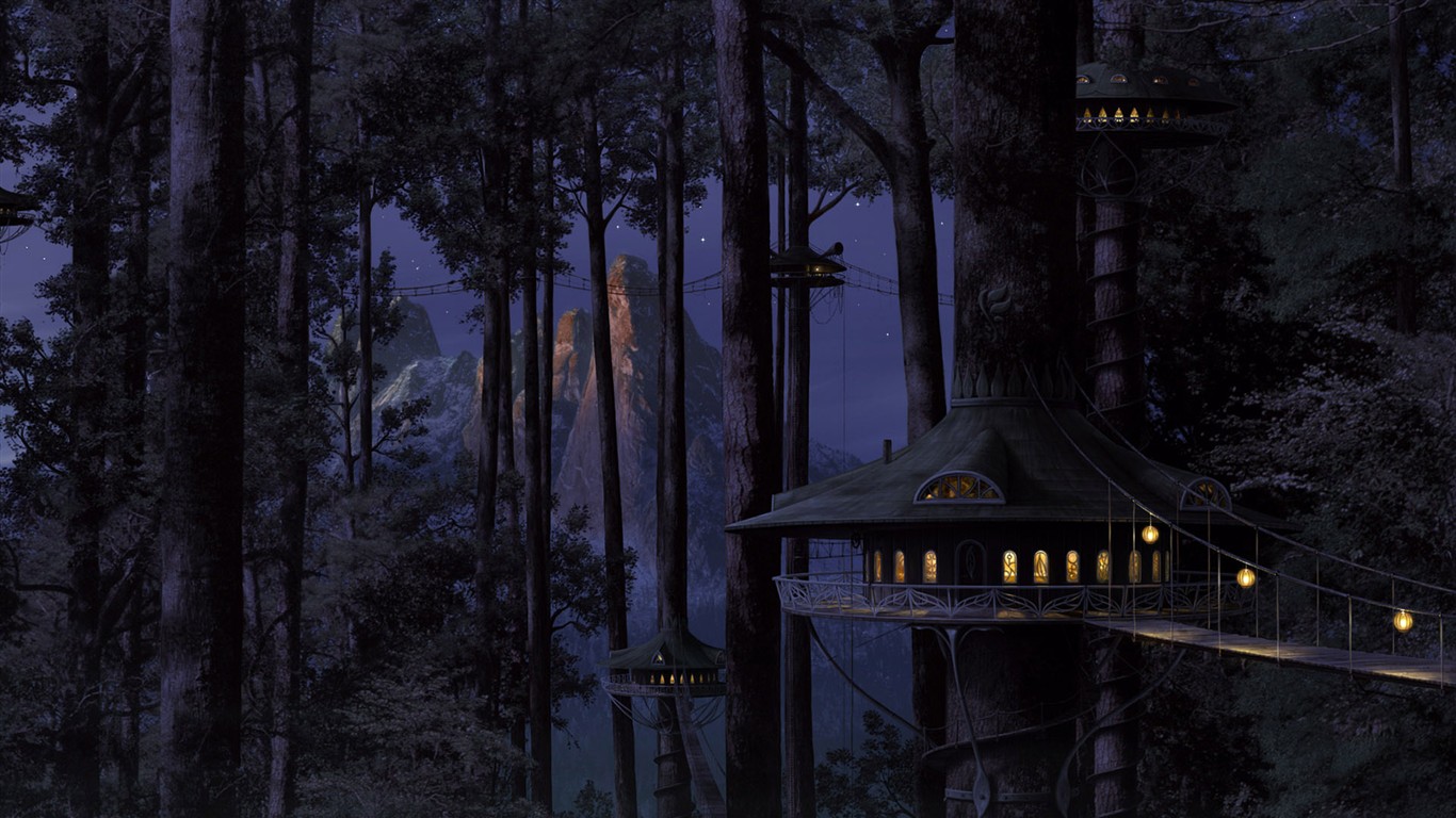 夢幻創意場景壁紙 #22 - 1366x768