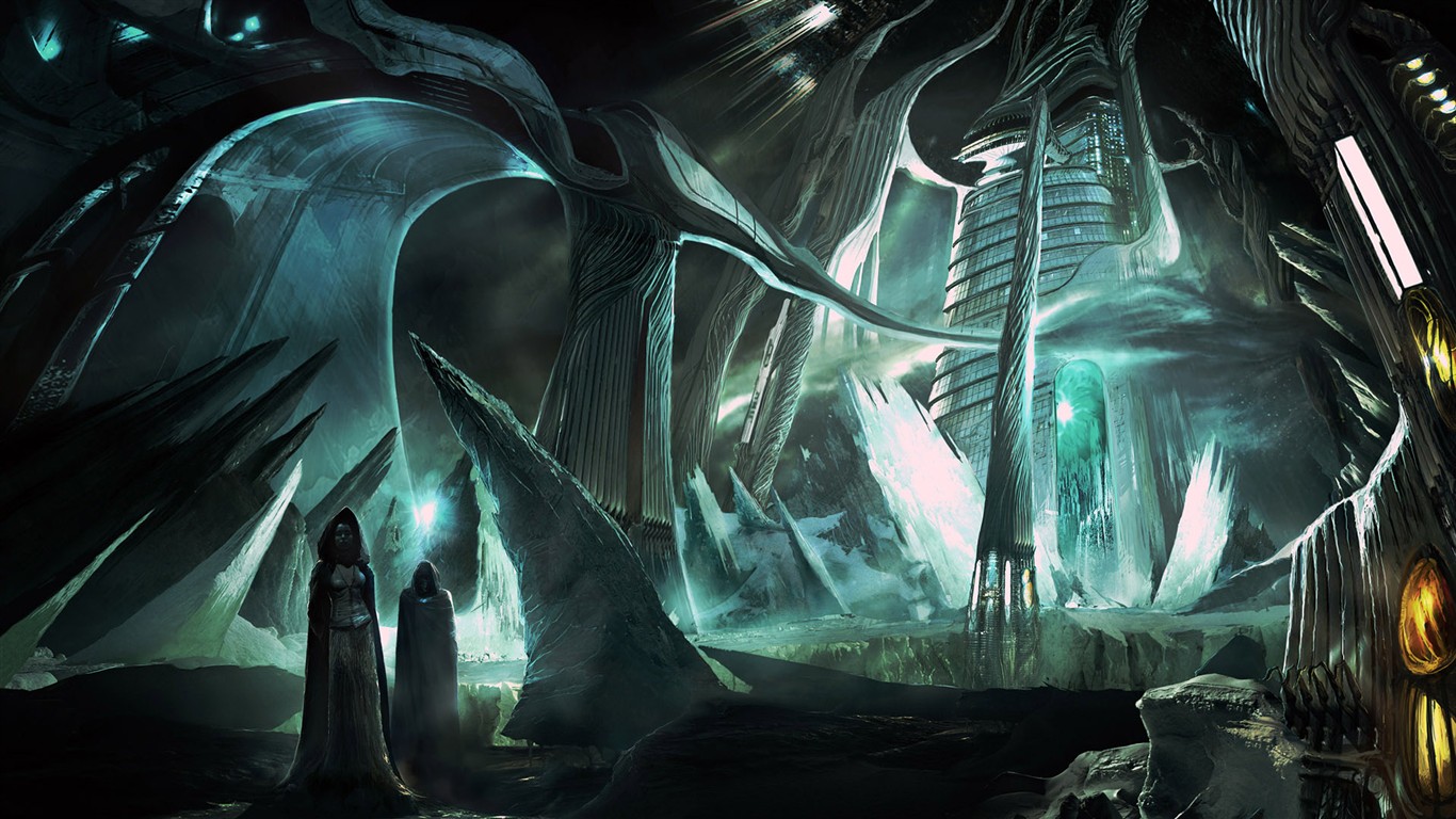 Creative Sen Scéna Wallpaper #34 - 1366x768