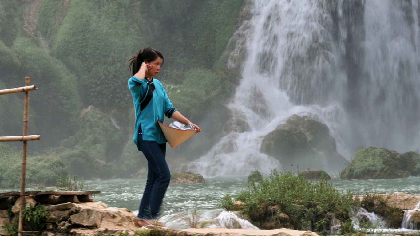 Detian Falls (Minghu Metasequoia works) #5 - 1366x768