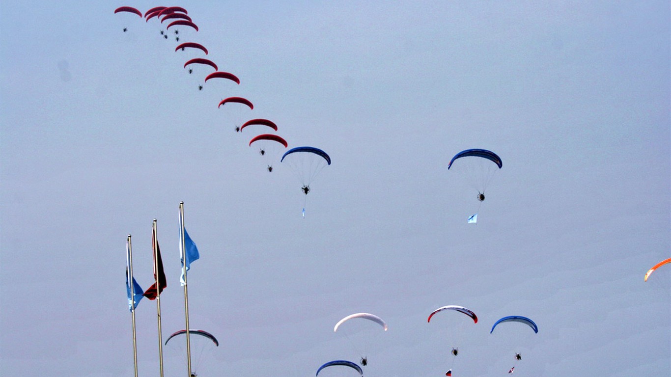 The International Air Sports Festival Glimpse (Minghu Metasequoia works) #7 - 1366x768