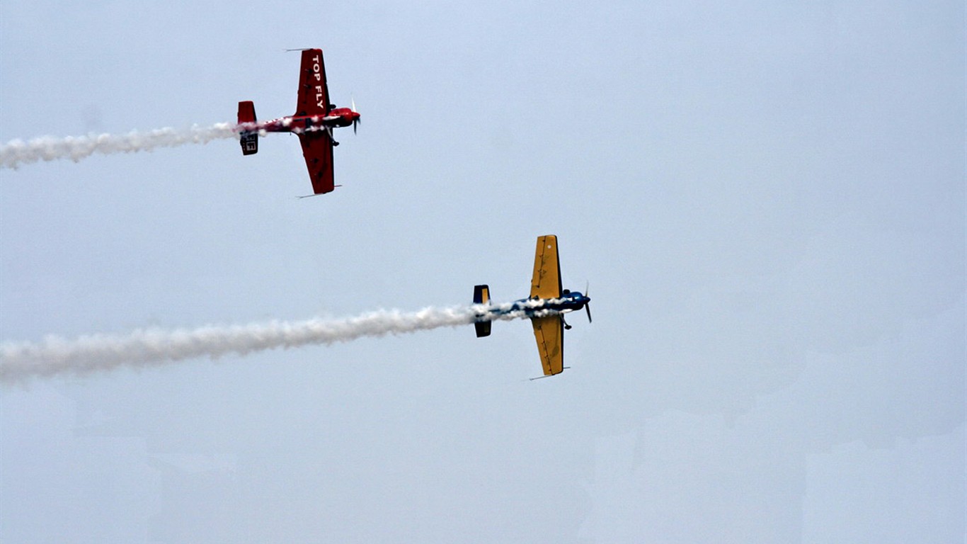 International Air Sports Festival Pohled (Minghu Metasequoia práce) #18 - 1366x768