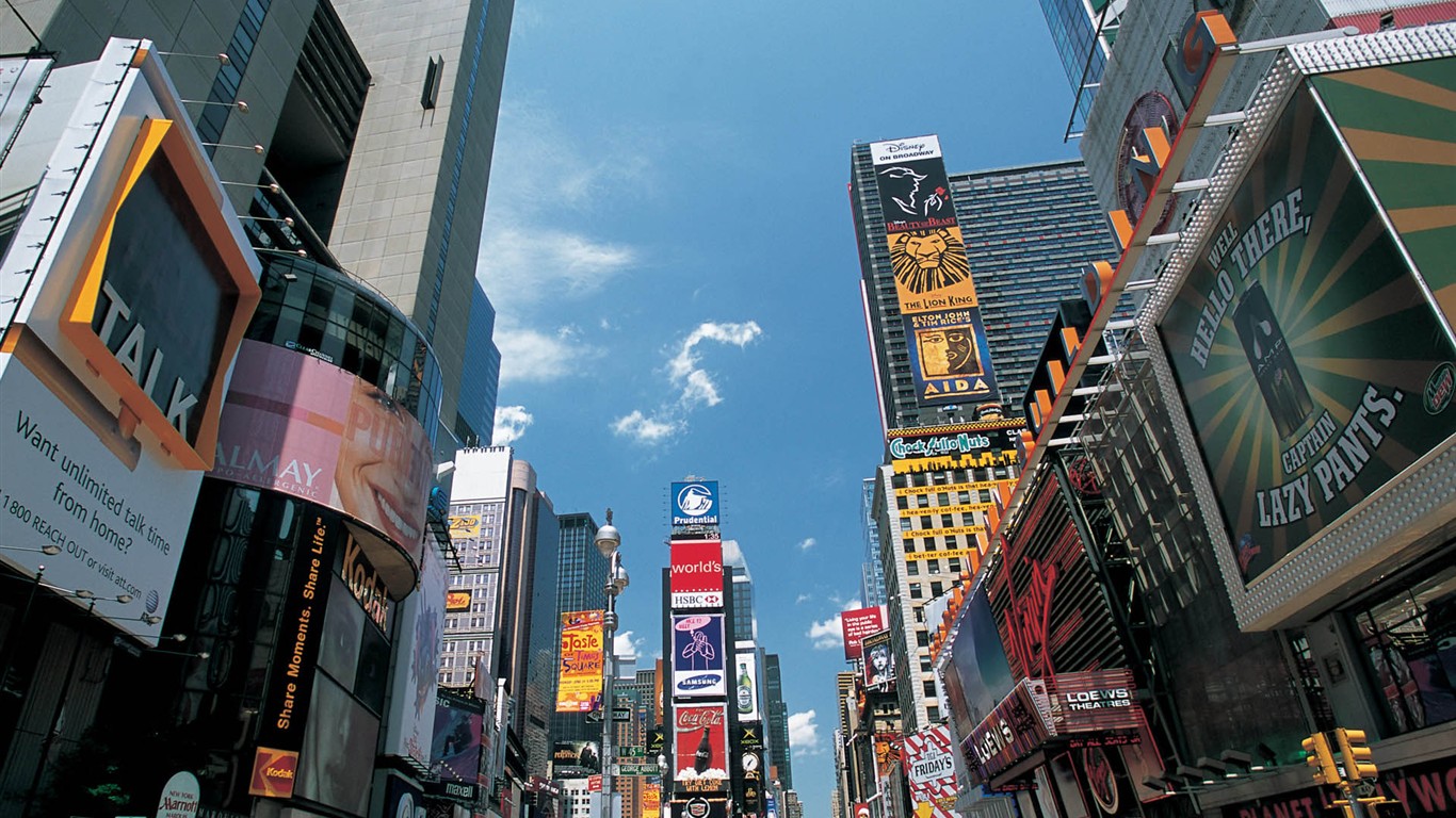 La bulliciosa ciudad de Nueva York Edificio #17 - 1366x768