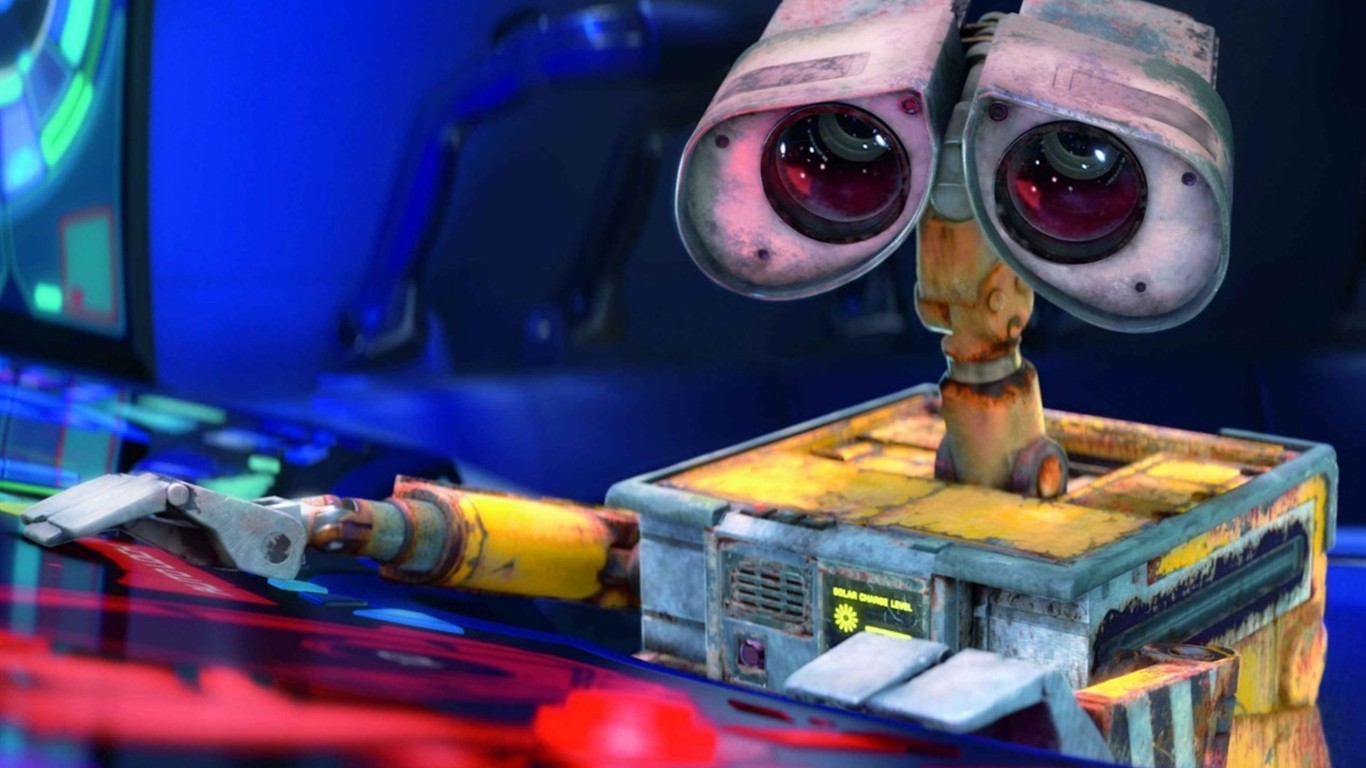 WALL E Robot Story wallpaper #1 - 1366x768
