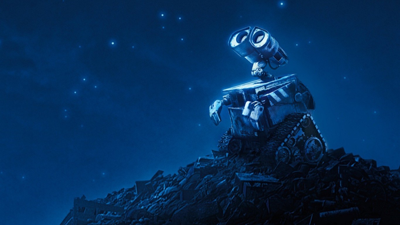 WALL E Robot Story wallpaper #2 - 1366x768
