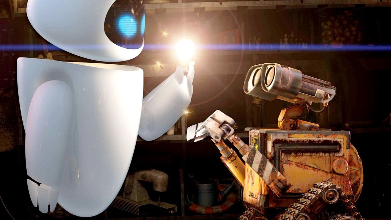 WALL E Robot Story wallpaper #13 - 1366x768