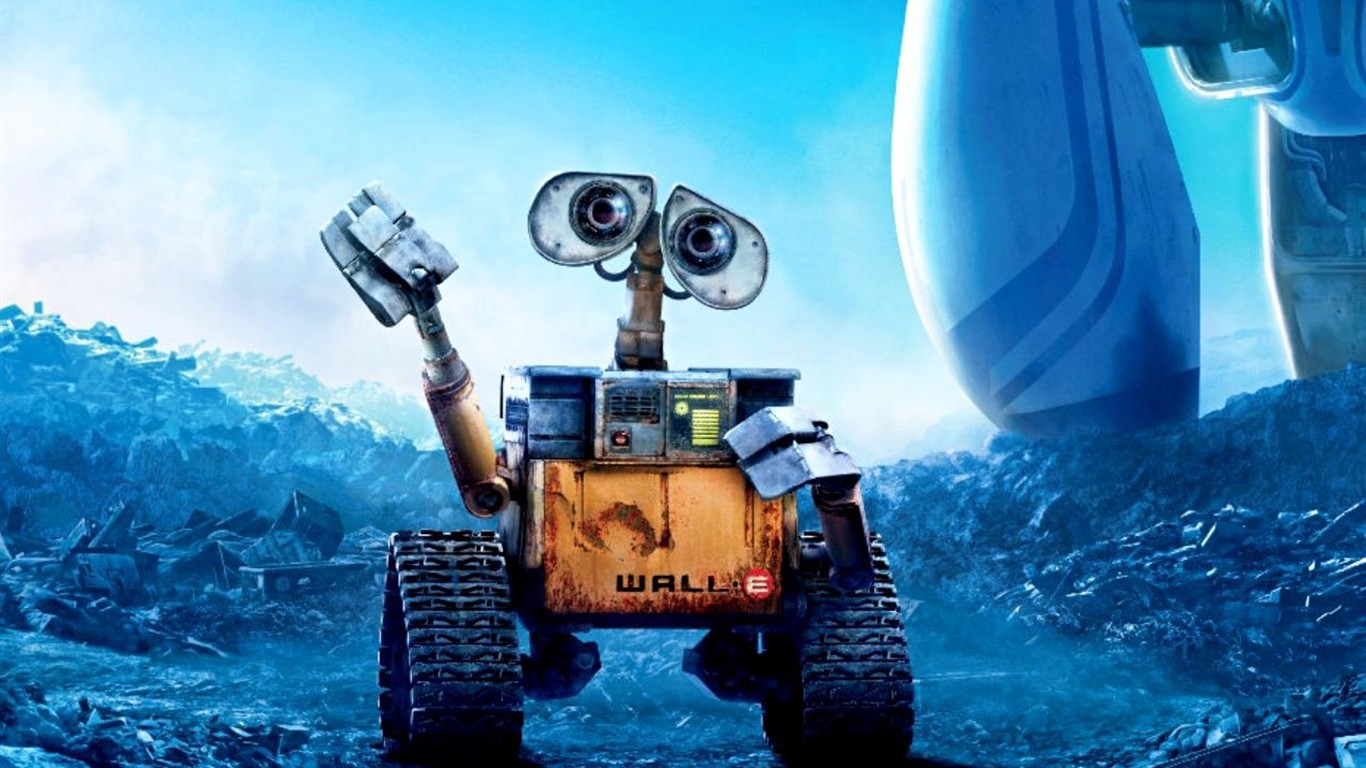 Robot WALL E Story fond d'écran #17 - 1366x768