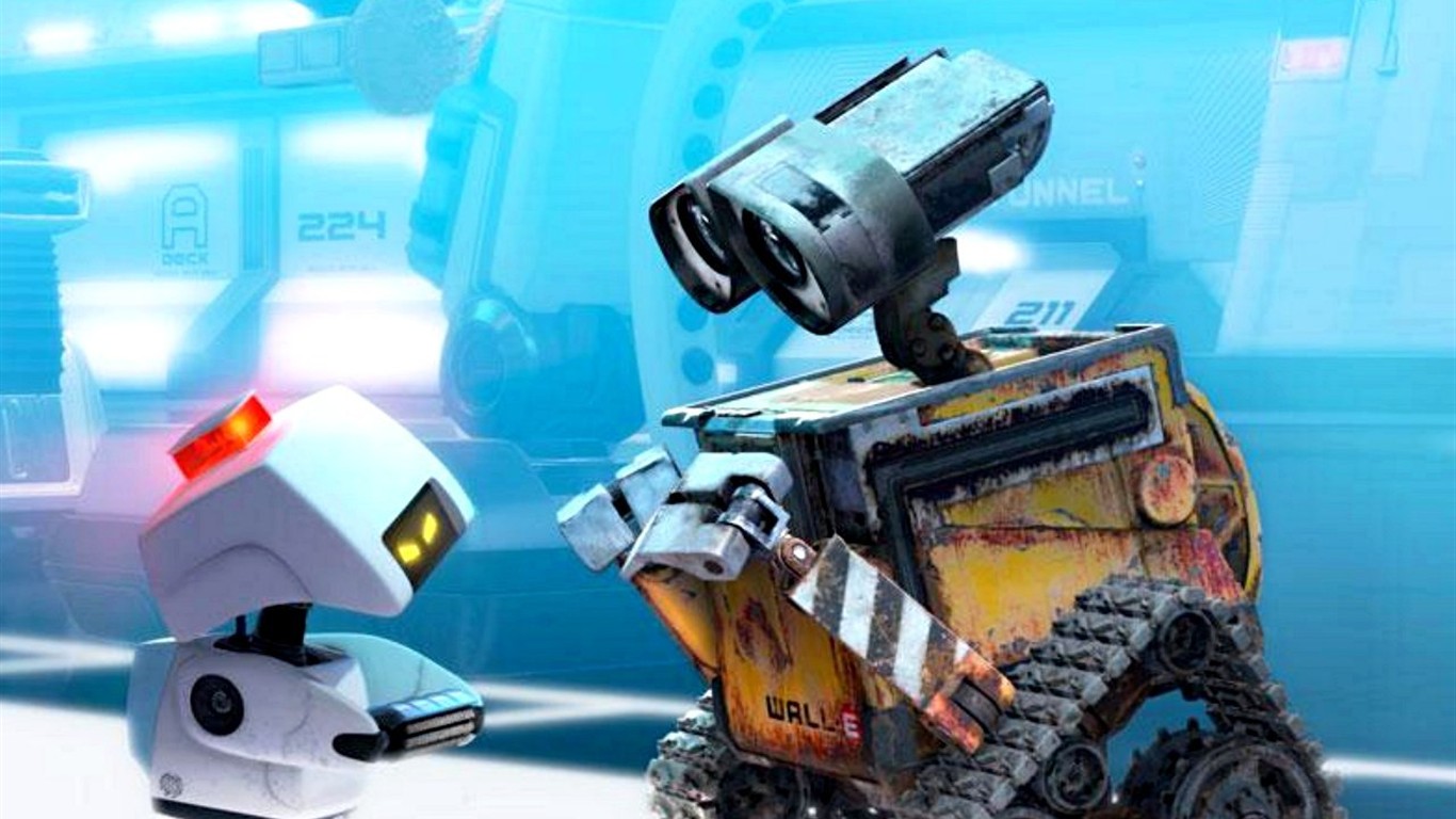 WALL E Robot Story wallpaper #19 - 1366x768