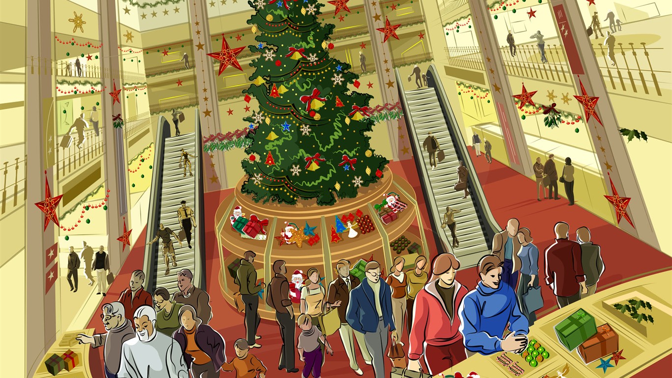 Christmas Theme HD Bilder (2) #36 - 1366x768