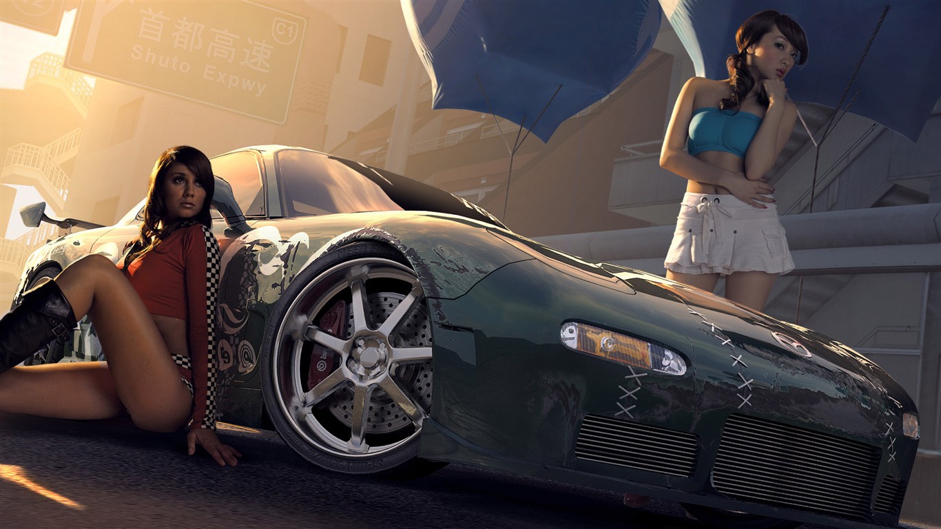Racing Games Computer Wallpaper #3 - 1366x768