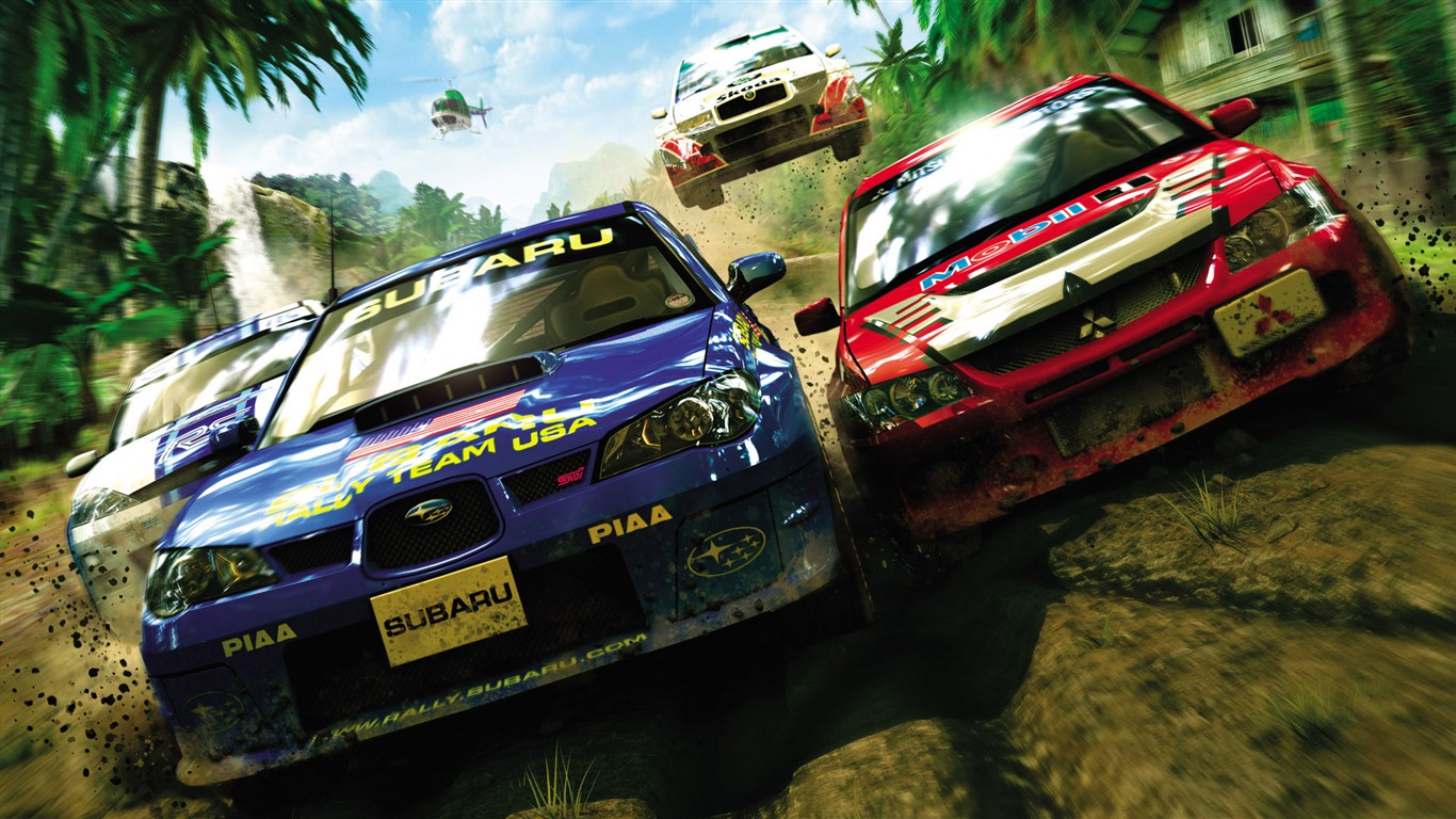 Racing Games Computer Wallpaper #25 - 1366x768