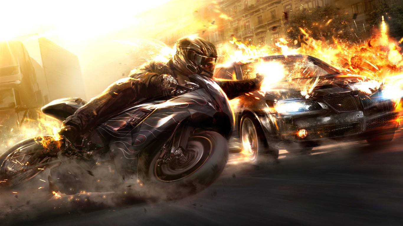 Racing Games Computer Wallpaper #29 - 1366x768