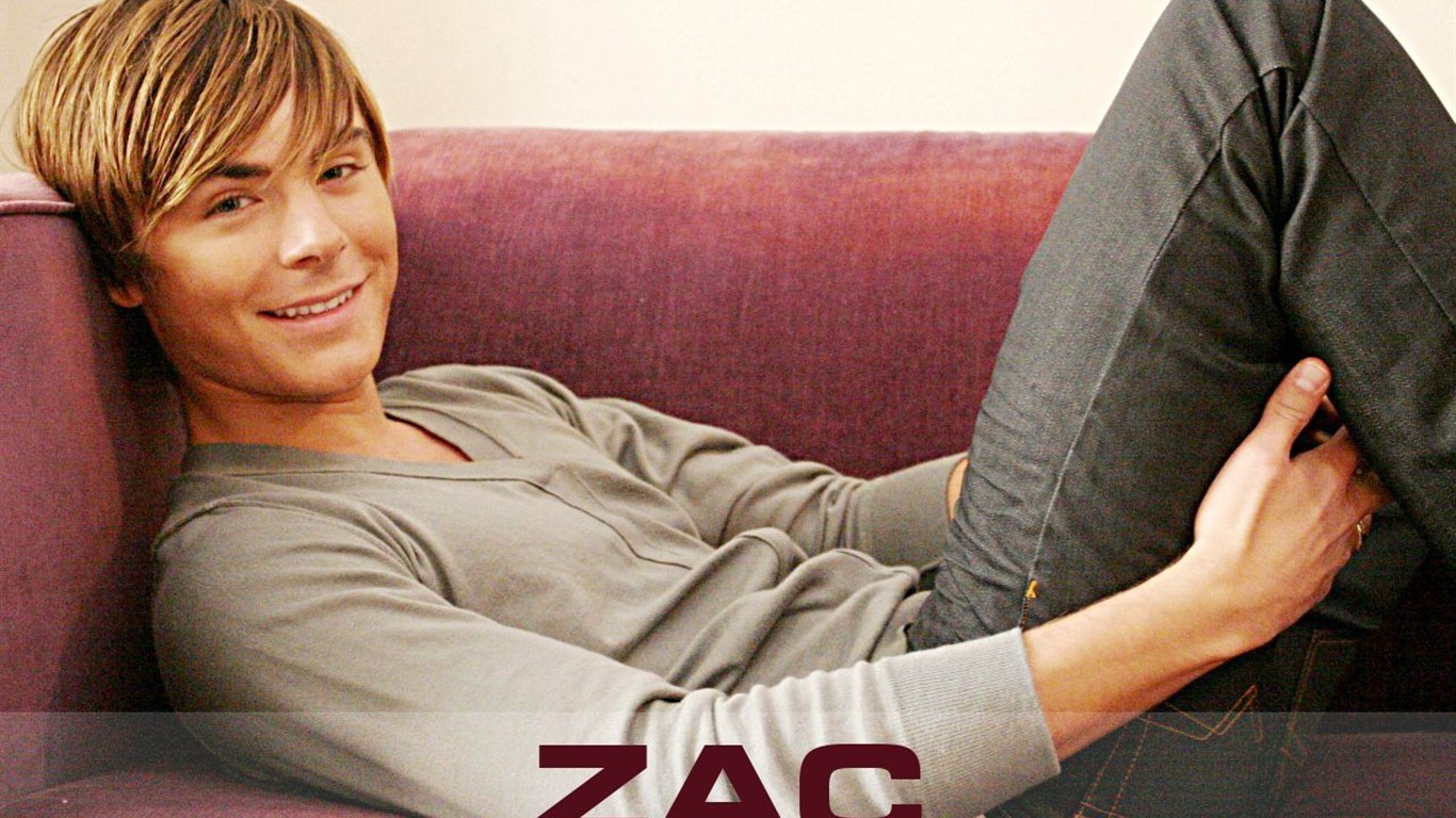 Zac Efron fond d'écran #9 - 1366x768