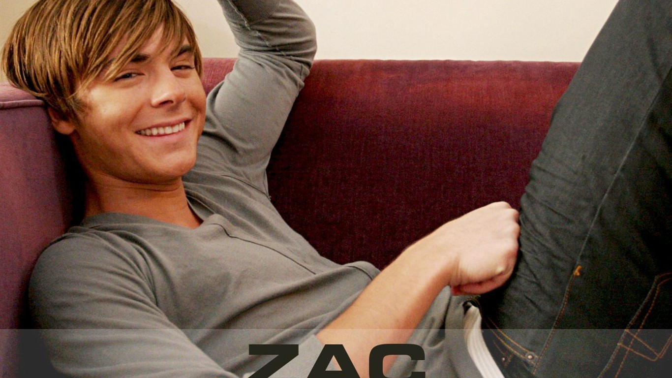 Zac Efron fond d'écran #11 - 1366x768