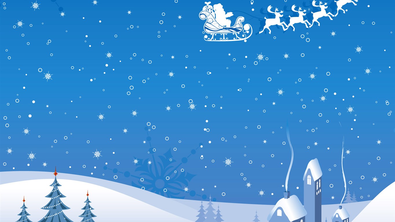 Christmas Theme HD Wallpapers (1) #19 - 1366x768