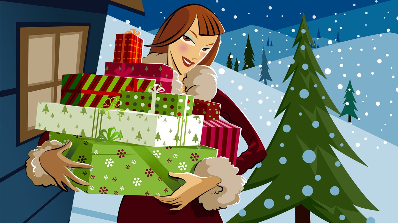 Christmas Theme HD Wallpapers (2) #9 - 1366x768