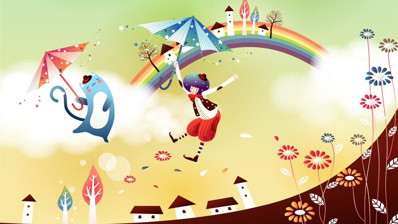 Fairy Tale Dreams Cartoon Wallpapers #38 - 1366x768
