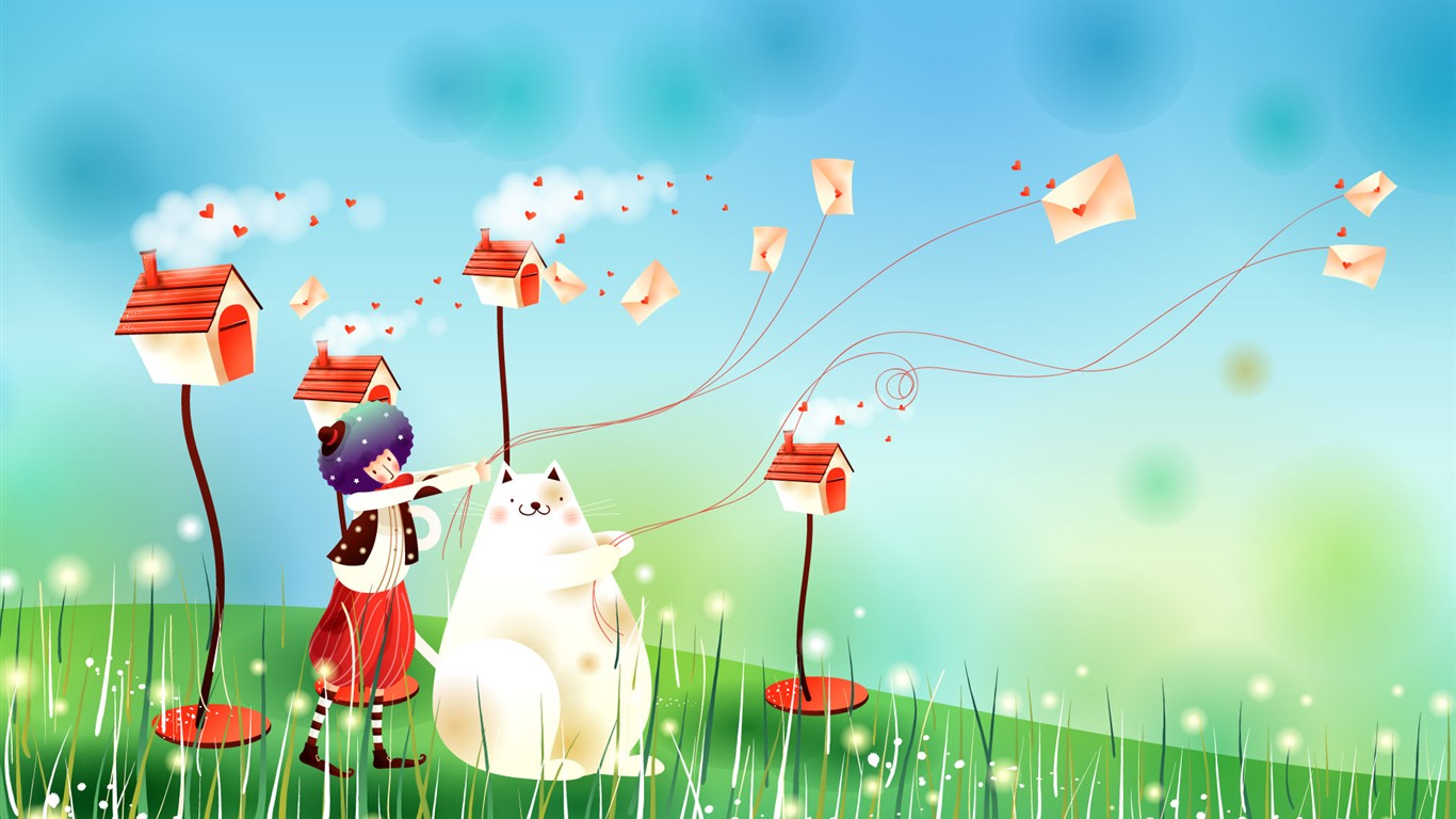 Pohádka Dreams Kreslený Tapety #15 - 1366x768