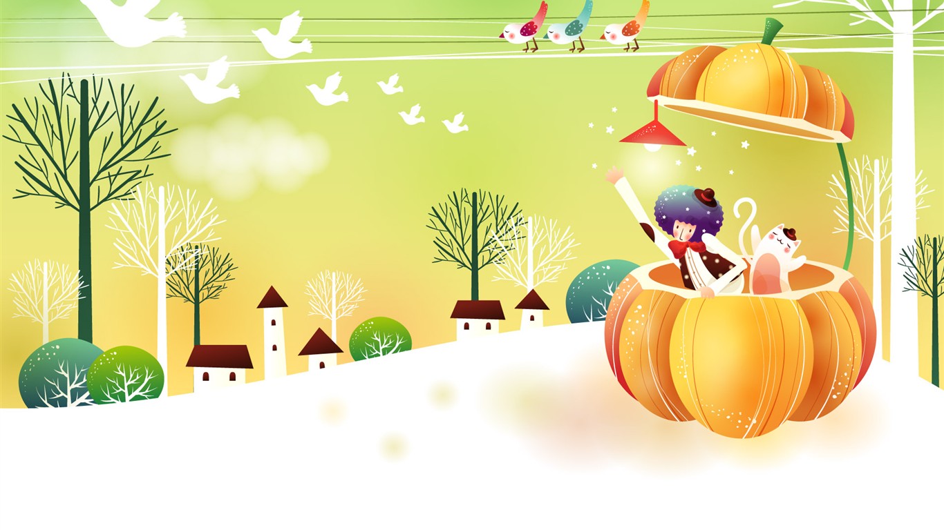 Pohádka Dreams Kreslený Tapety #31 - 1366x768