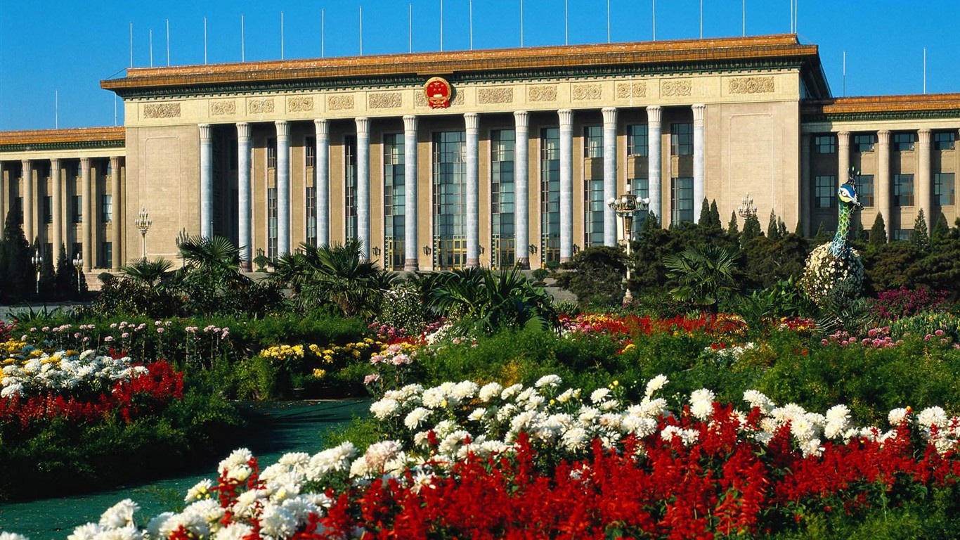 Classical and Modern Beijing scenery #9 - 1366x768