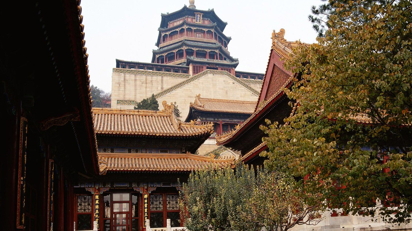 Classical and Modern Beijing scenery #17 - 1366x768