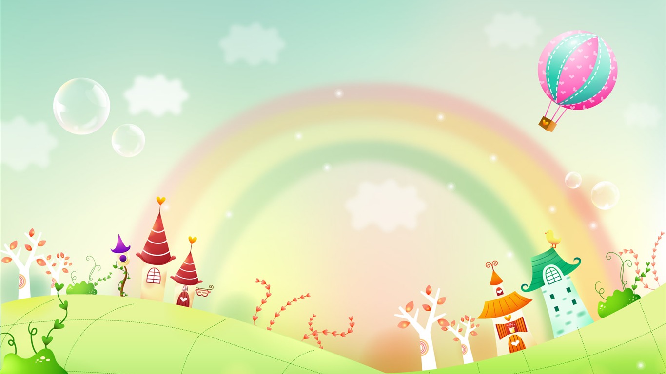 Cartoon Fantasy Scenery Wallpapers #11 - 1366x768