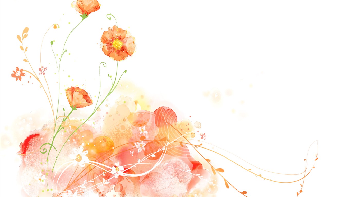 卡通夢幻風光壁紙 #35 - 1366x768