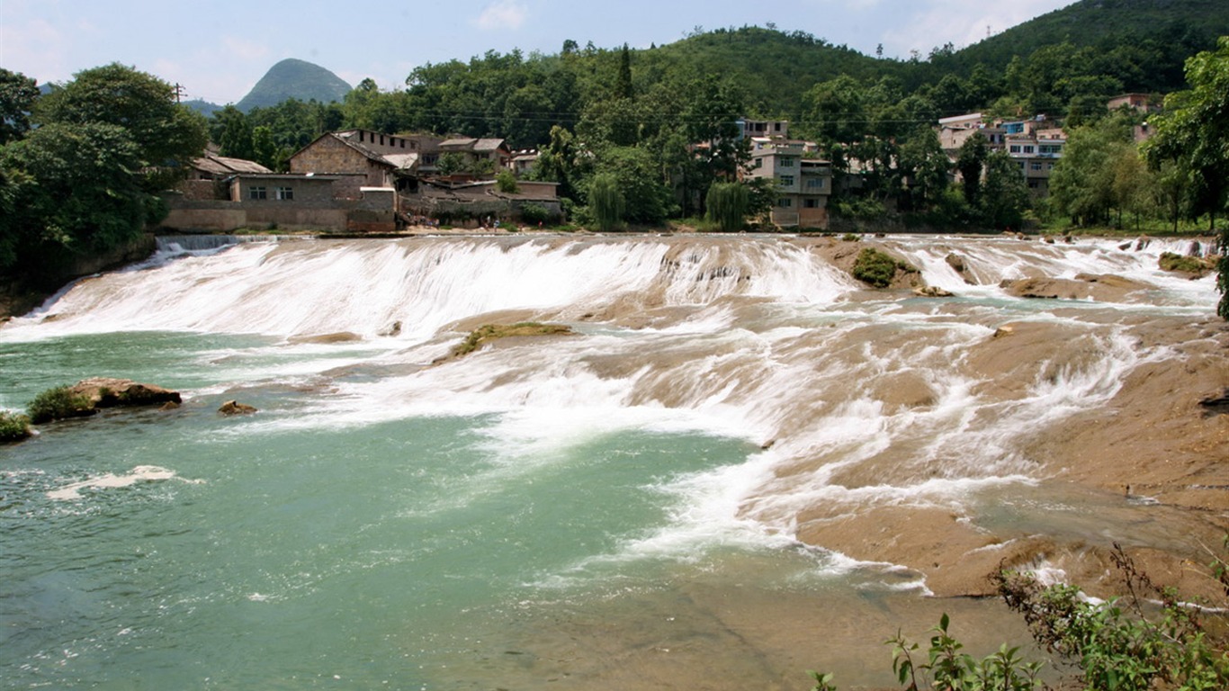 Huangguoshu Falls (Minghu obras Metasequoia) #11 - 1366x768
