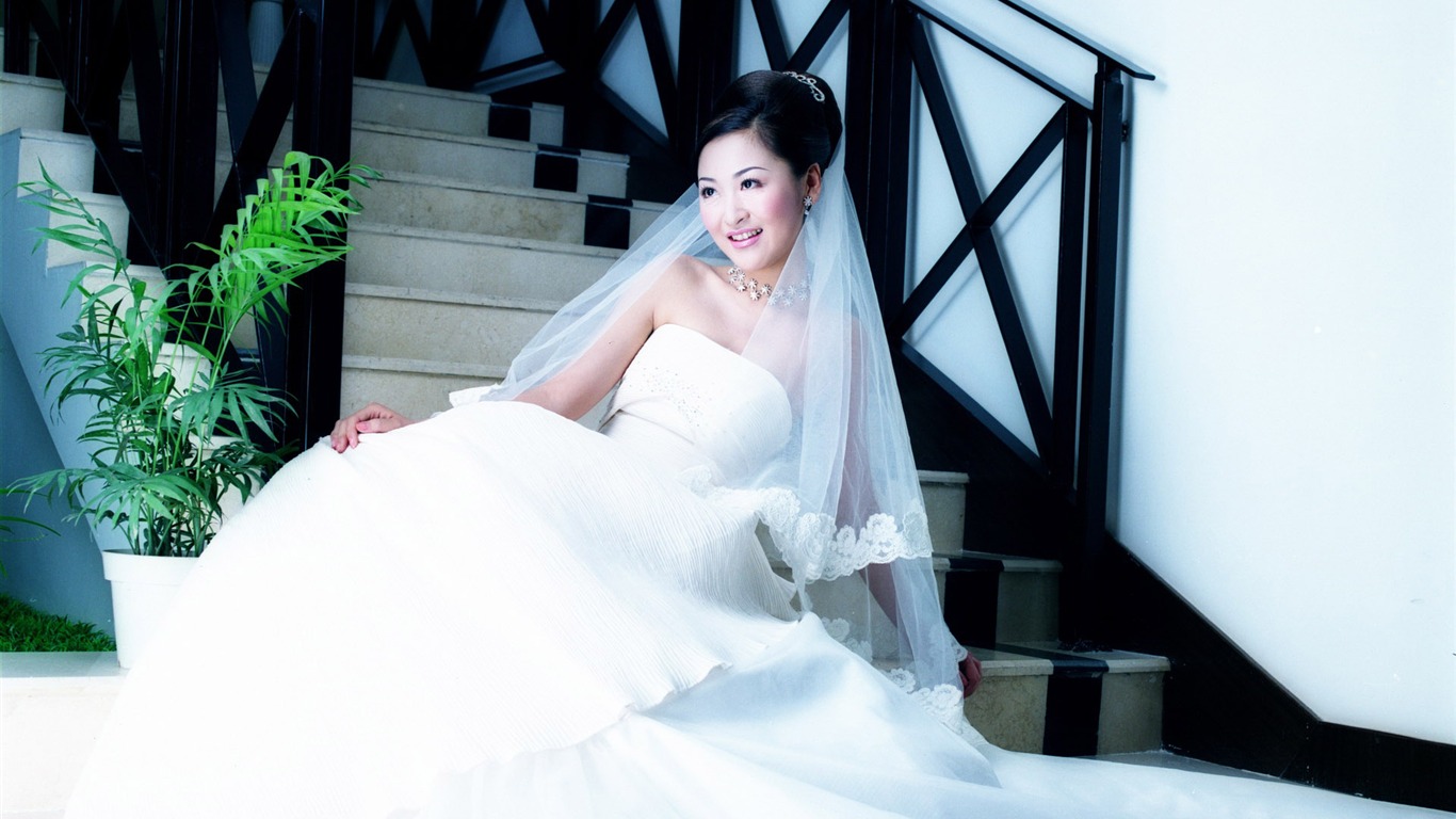 美麗婚紗新娘 #16 - 1366x768