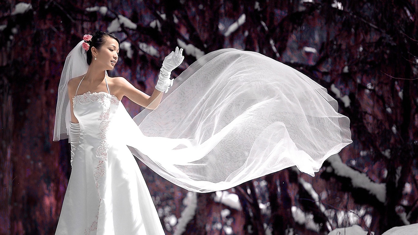 Beautiful Wedding Bride #19 - 1366x768