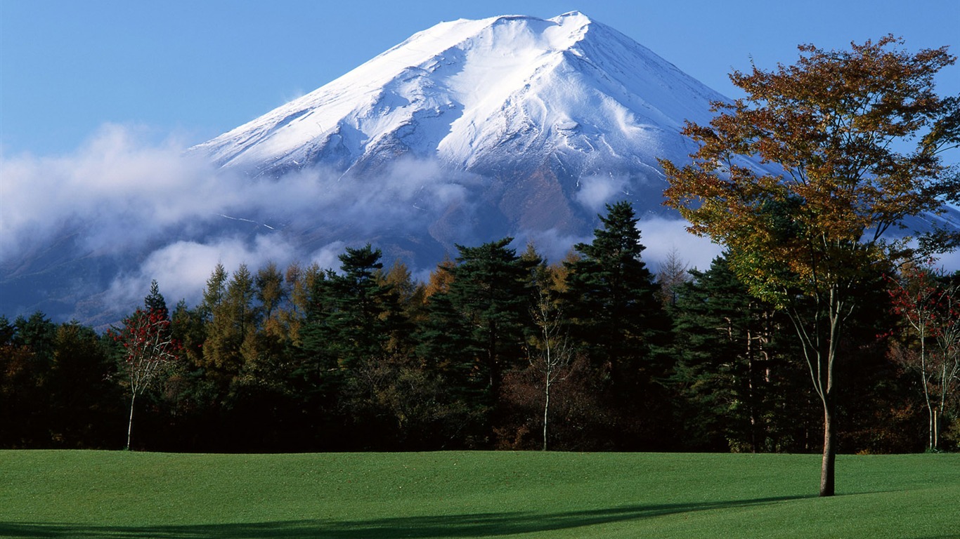 富士山风光壁纸专辑1 - 1366x768