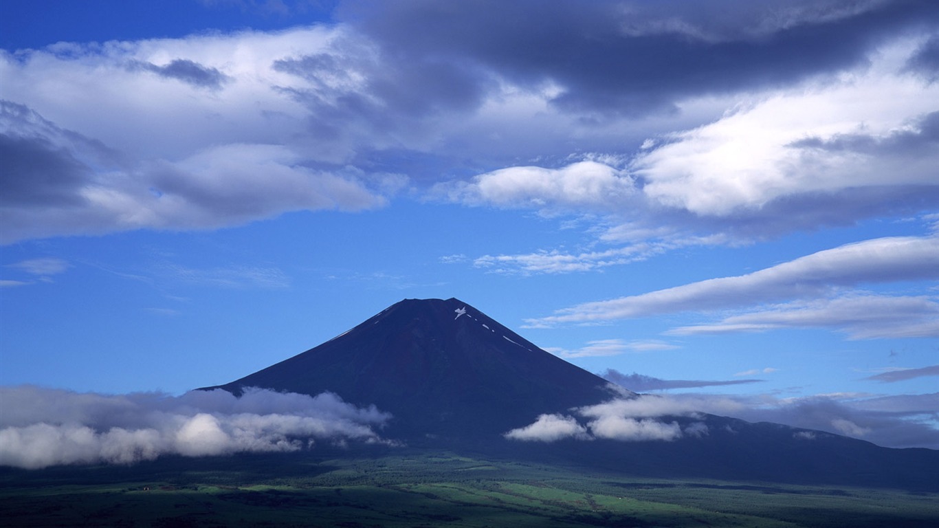 富士山风光壁纸专辑5 - 1366x768